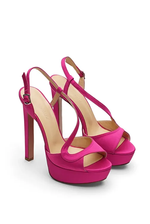 Jabotter Eleanor Saten Platform Topuklu Ayakkabı - Görsel 3