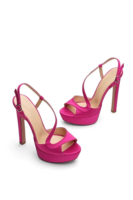 Jabotter Eleanor Saten Platform Topuklu Ayakkabı - Görsel 5