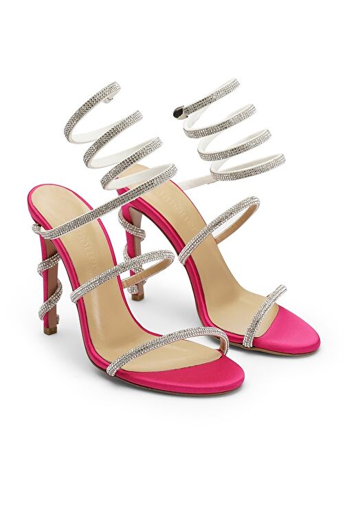 Jabotter Lillian Saten İnce Topuklu Ayakkabı - Görsel 5