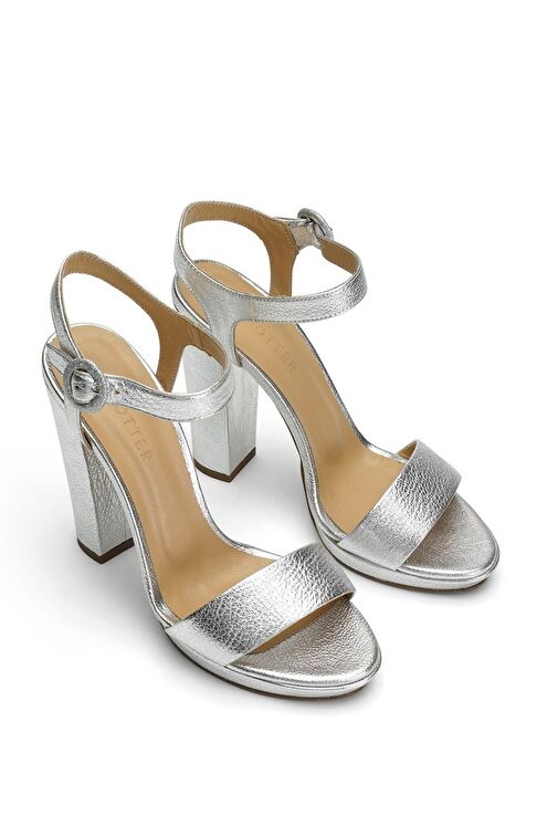 Jabotter Daff Mat Deri Platform Topuklu Ayakkabı - Görsel 3