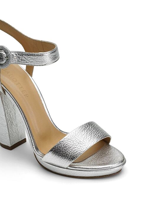 Jabotter Daff Mat Deri Platform Topuklu Ayakkabı - Görsel 4