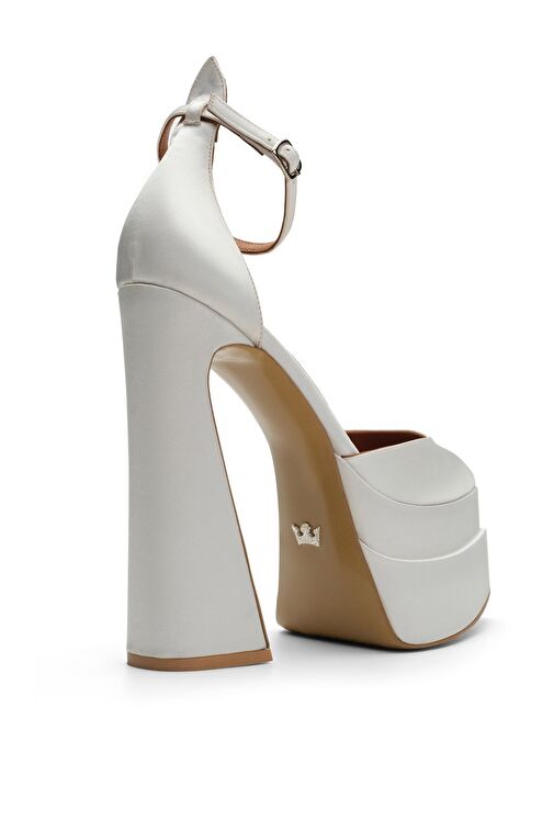 Jabotter Lizzy Saten Platform Topuklu Ayakkabı - Görsel 5