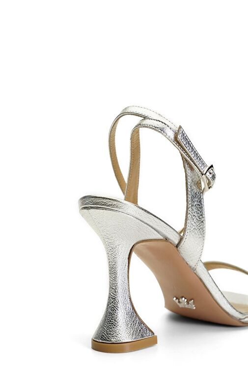 Jabotter Kristy Mat Deri 8 Cm Topuklu Sandalet - Görsel 5