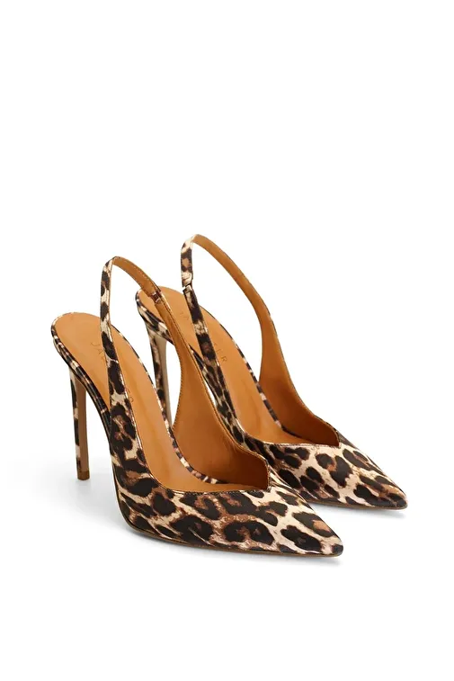 Jabotter Çok Renkli Kadın Saten Stiletto JAB4318 / 2056K - Görsel 3