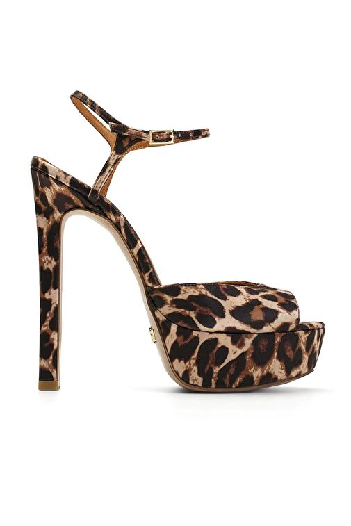 Jabotter Brida Saten Platform Topuklu Ayakkabı - Görsel 2