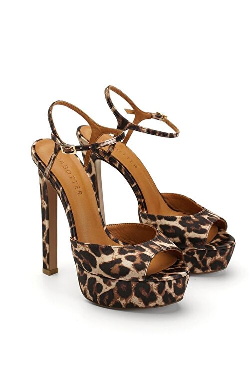 Jabotter Brida Saten Platform Topuklu Ayakkabı - Görsel 3