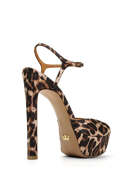 Jabotter Brida Saten Platform Topuklu Ayakkabı - Görsel 4