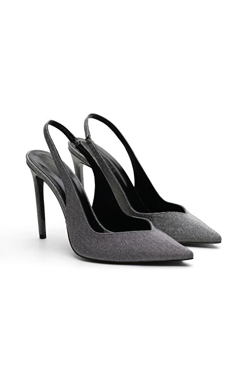 Jabotter Gümüş Kadın Stiletto JAB4410 / 2056K - Görsel 3