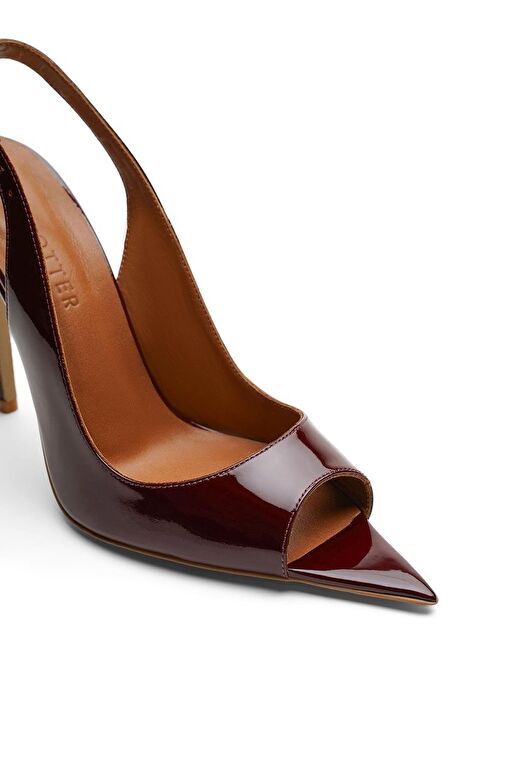 Jabotter Bordo Kadın Rugan Stiletto JAB4429 / 2071K - Görsel 5