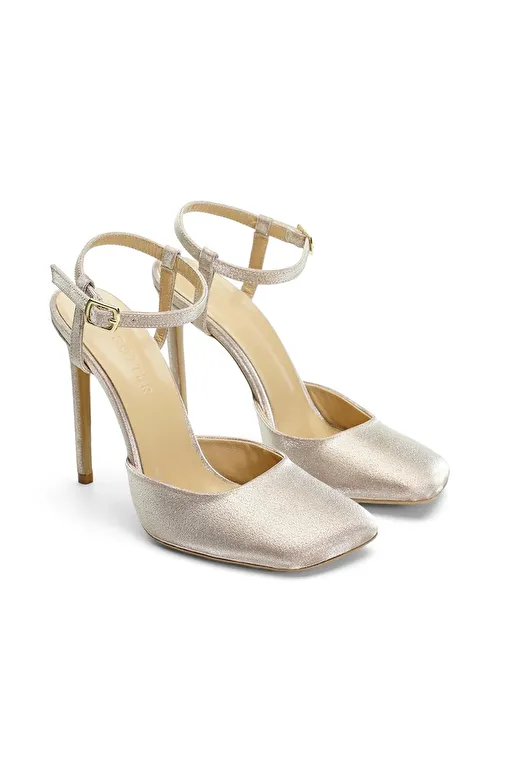 Jabotter Altın Kadın Topuklu Ayakkabı JAB4433 / 2097K - Görsel 3