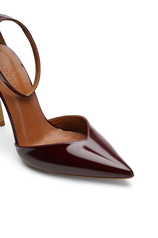Jabotter Bordo Kadın Rugan Stiletto JAB4438 / 2098K - Görsel 5