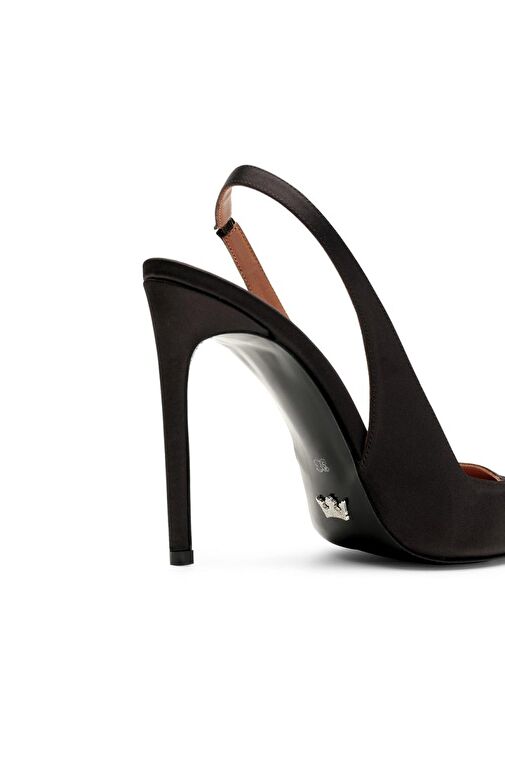 Jabotter Siyah Kadın Saten Stiletto JAB44511 / 2105K - Görsel 5