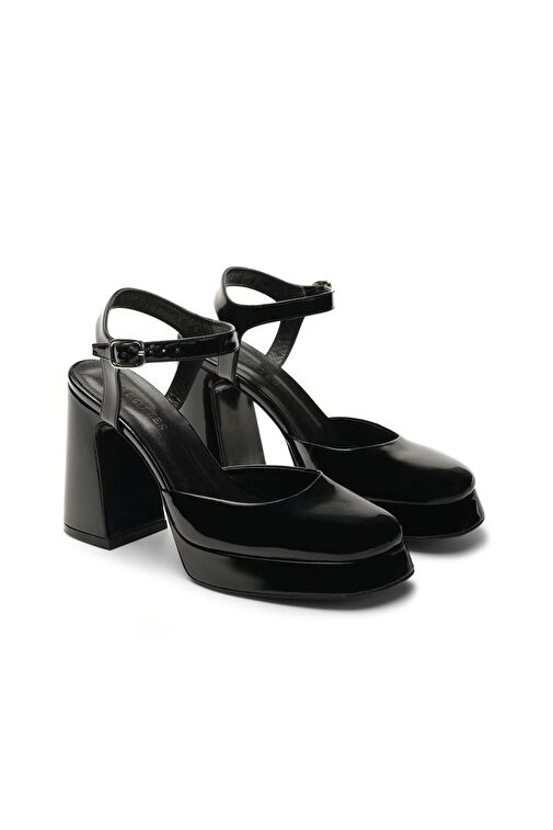Jabotter Babs Rugan Platform Topuklu Ayakkabı - Görsel 4