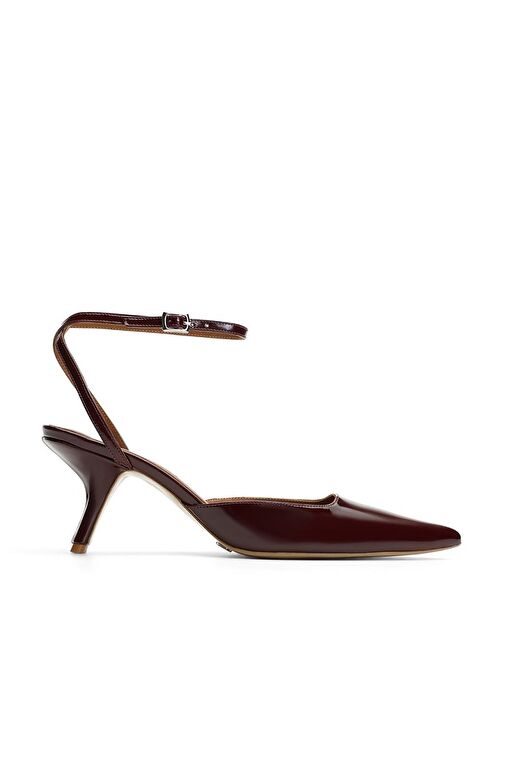 Jabotter Bordo Kadın Rugan Stiletto JAB4456 / 2100K - Görsel 2