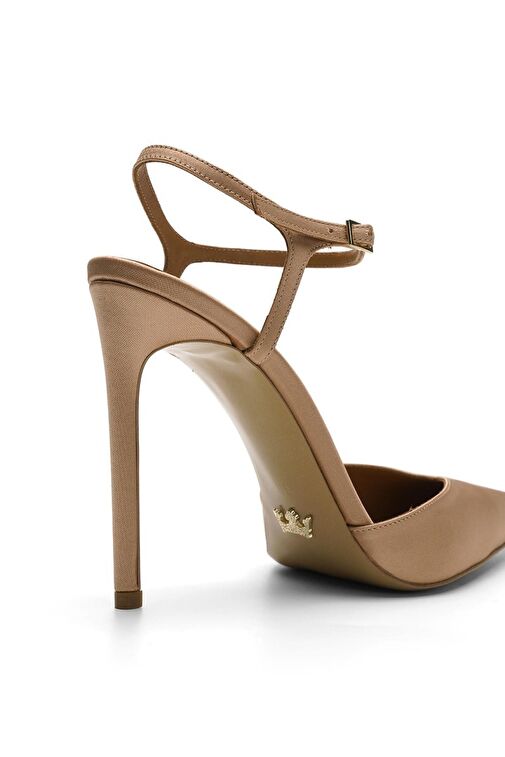 Jabotter Madrid Saten 10 Cm Stiletto - Görsel 5