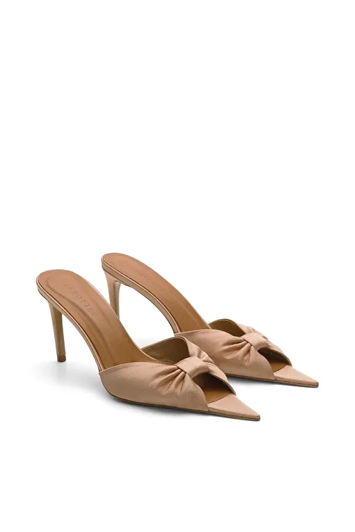 Jabotter Siyah Kadın Saten Topuklu Terlik JAB4496 / 2110K - Görsel 3