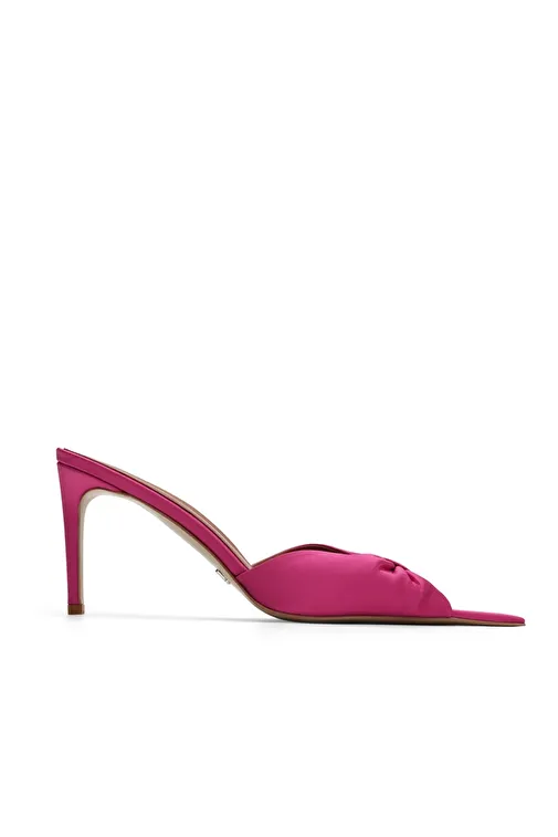 Jabotter Sydney Saten 8 Cm Topuklu Terlik - Görsel 2