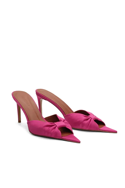 Jabotter Sydney Saten 8 Cm Topuklu Terlik - Görsel 3