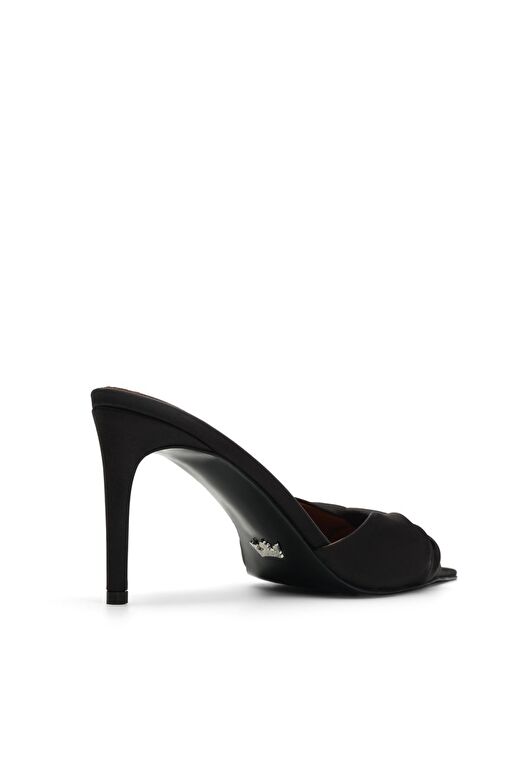 Jabotter Sydney Saten 8 Cm Topuklu Terlik - Görsel 5