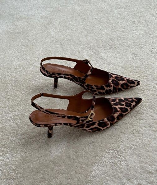 Jabotter Kahverengi Kadın Saten Stiletto JAB4542 / 2112K - Görsel 8