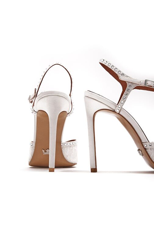 Jabotter Liberté Dantel 10 Cm Topuklu Ayakkabı - Görsel 5