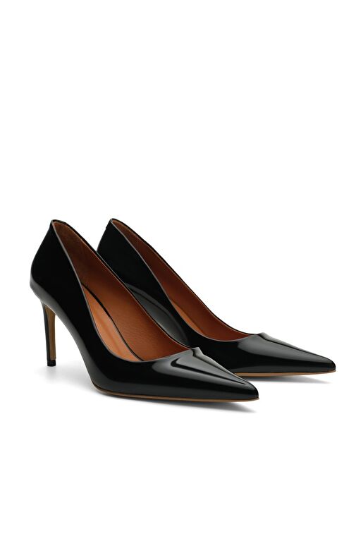 Jabotter Bordo Kadın Rugan Stiletto JAB4555 / 2117K - Görsel 3