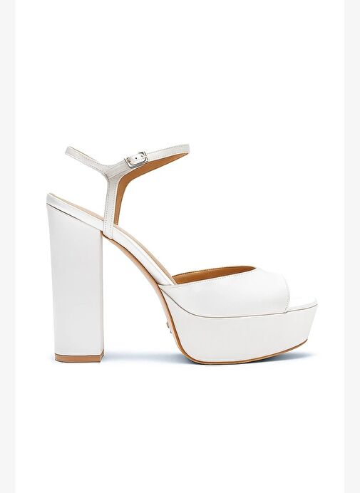 Véra Saten Platform Topuklu Ayakkabı - Görsel 2