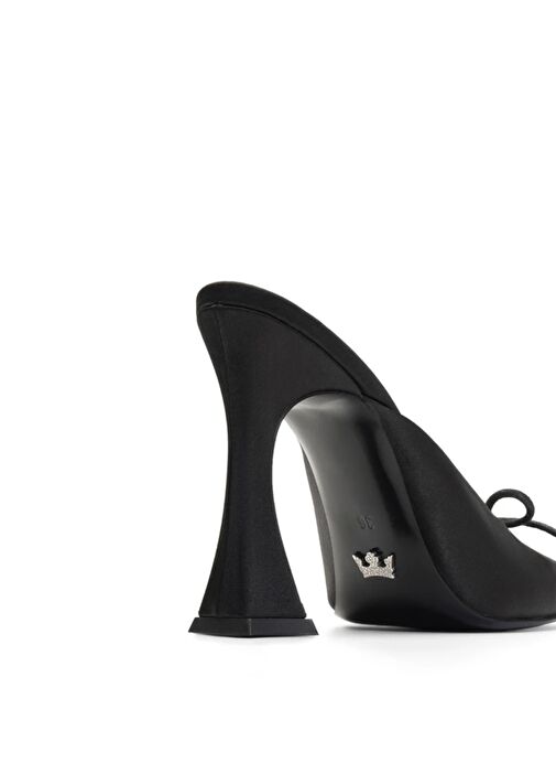 Jabotter Doha Saten 10 Cm Topuklu Terlik - Görsel 5