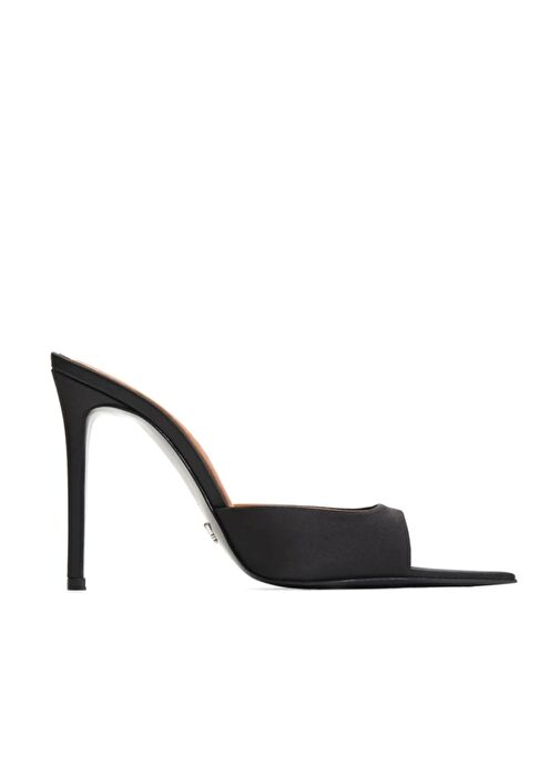 Jabotter Rosalia Saten 10 Cm Topuklu Terlik - Görsel 2