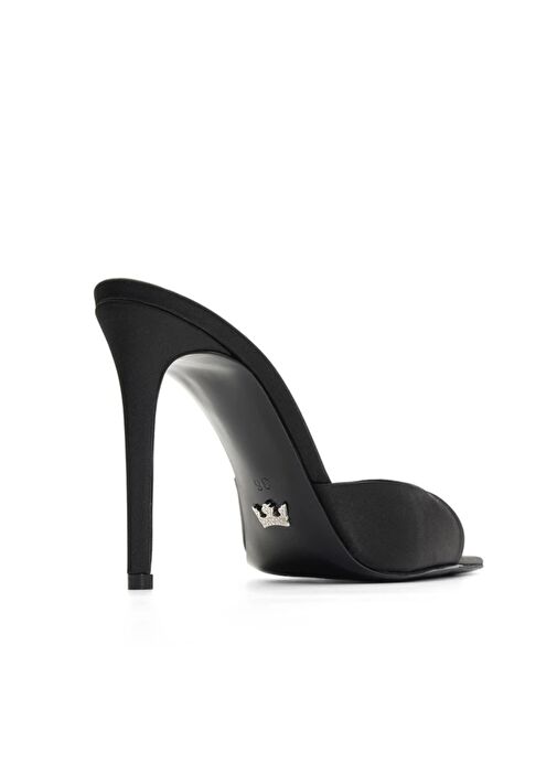 Jabotter Rosalia Saten 10 Cm Topuklu Terlik - Görsel 5