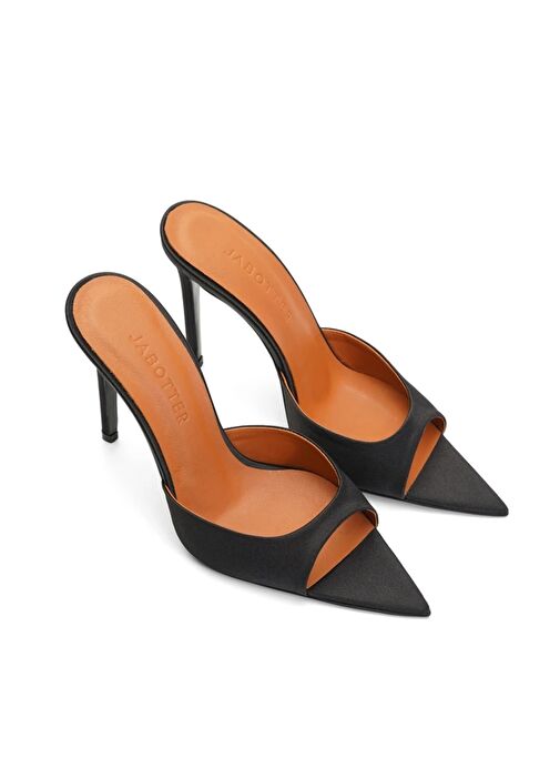 Jabotter Rosalia Saten 10 Cm Topuklu Terlik - Görsel 3