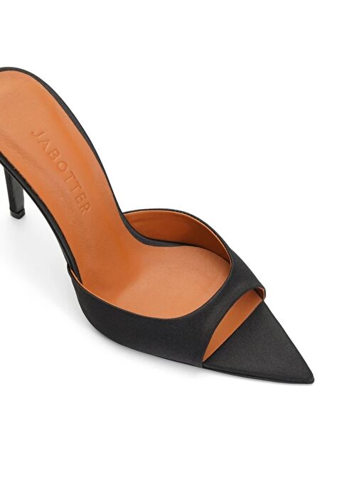 Jabotter Rosalia Saten 10 Cm Topuklu Terlik - Görsel 4
