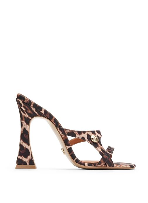 Jabotter Carmela Saten 10 Cm Topuklu Terlik - Görsel 2