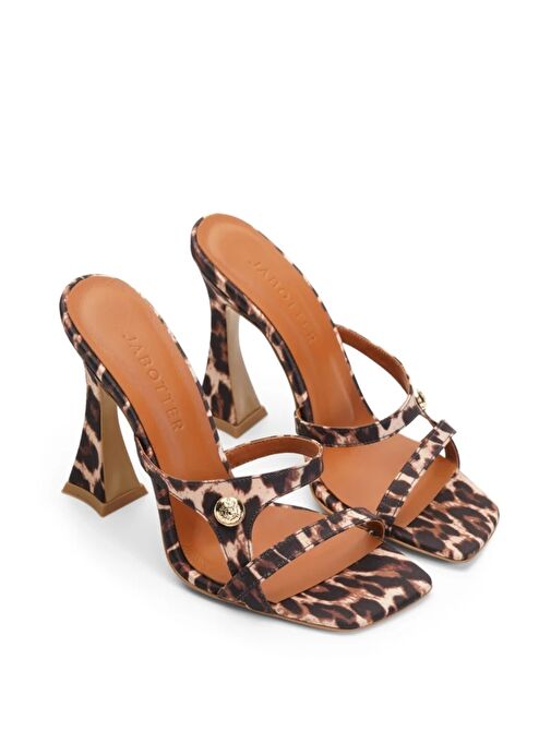 Jabotter Carmela Saten 10 Cm Topuklu Terlik - Görsel 3