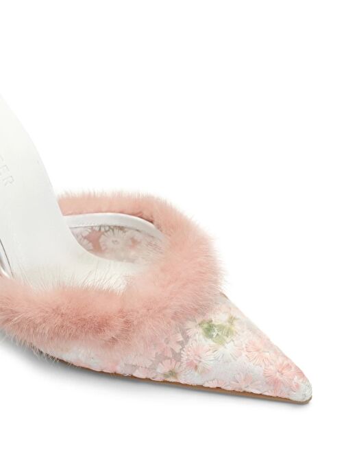 Jabotter Violetta Saten Topuklu Terlik - Görsel 4