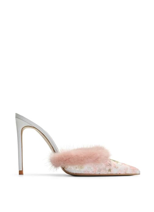 Jabotter Violetta Saten Topuklu Terlik - Görsel 2