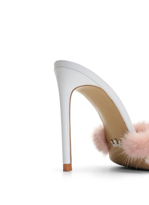 Jabotter Violetta Saten Topuklu Terlik - Görsel 5