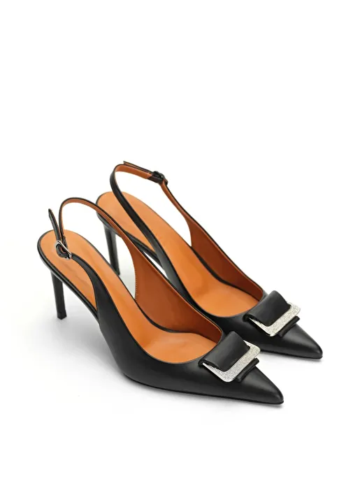 Jabotter Bellagio Deri 8 Cm Stiletto - Görsel 3