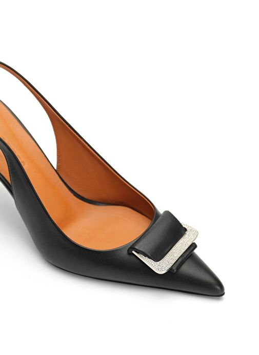 Jabotter Bellagio Deri 8 Cm Stiletto - Görsel 4