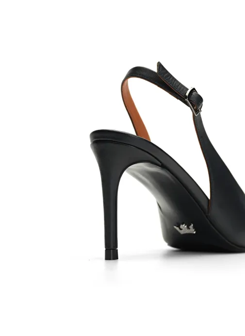 Jabotter Bellagio Deri 8 Cm Stiletto - Görsel 5