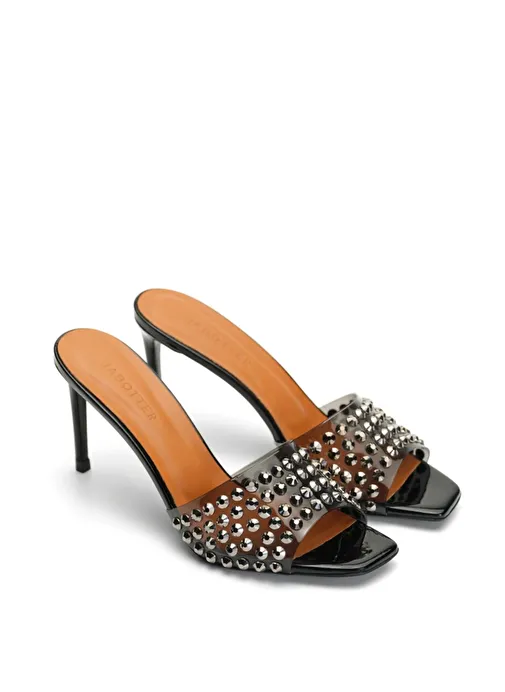 Jabotter Fiora Rugan 8 Cm Topuklu Terlik - Görsel 3