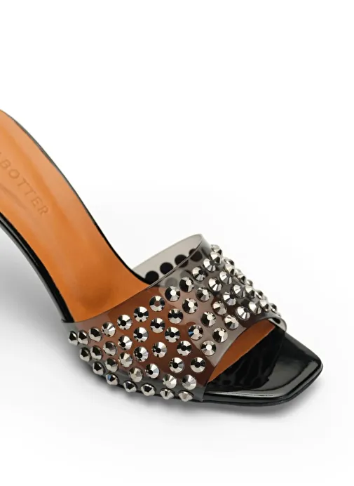 Jabotter Fiora Rugan 8 Cm Topuklu Terlik - Görsel 4