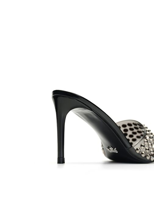 Jabotter Fiora Rugan 8 Cm Topuklu Terlik - Görsel 5