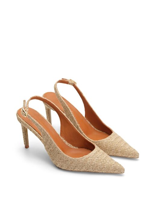 Jabotter Palermo Jüt Kumaş 8 Cm Stiletto - Görsel 3