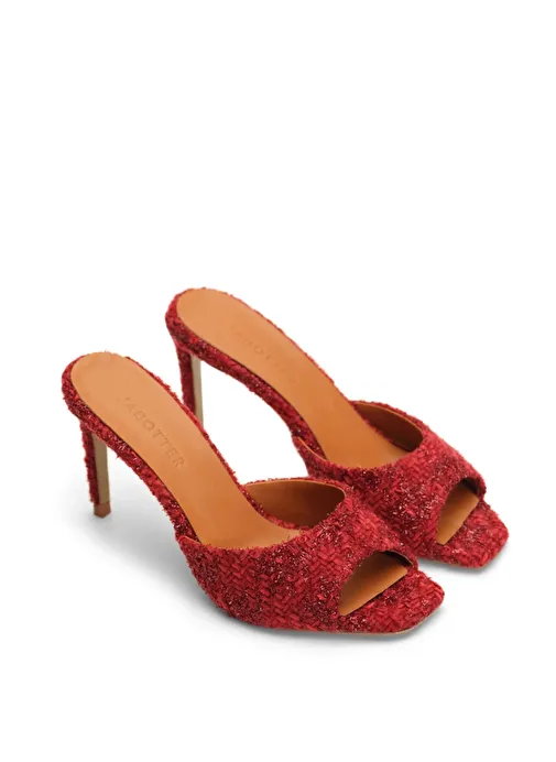 Jabotter Malvina Tüvit 8 Cm Topuklu Terlik - Görsel 3