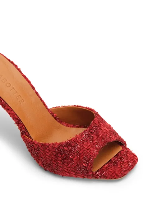 Jabotter Malvina Tüvit 8 Cm Topuklu Terlik - Görsel 4