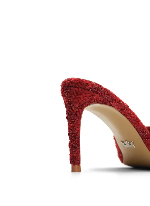 Jabotter Malvina Tüvit 8 Cm Topuklu Terlik - Görsel 5