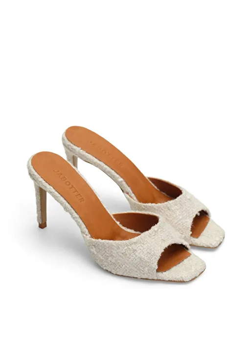 Jabotter Malvina Tüvit 8 Cm Topuklu Terlik - Görsel 3