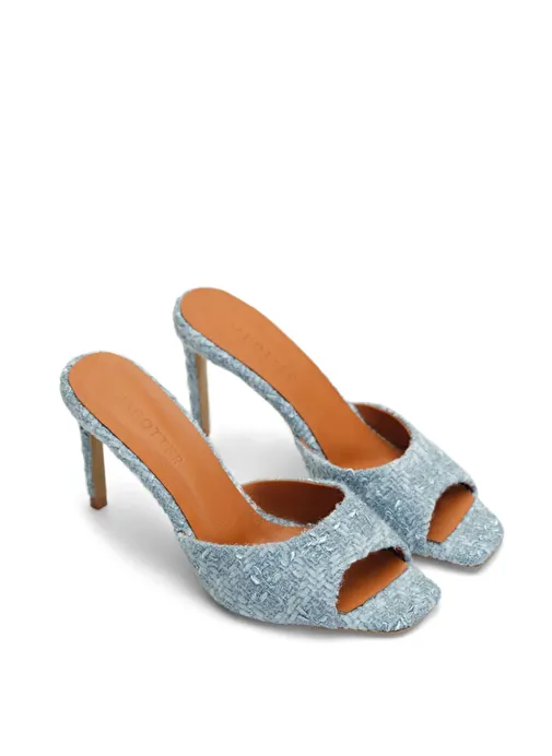 Jabotter Malvina Tüvit 8 Cm Topuklu Terlik - Görsel 3