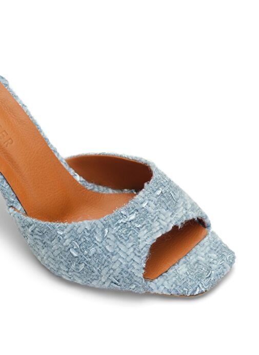 Jabotter Malvina Tüvit 8 Cm Topuklu Terlik - Görsel 4